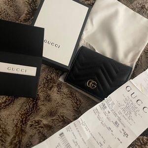 GG Marmont card case wallet